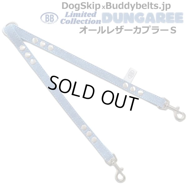 画像1: BB2頭引きオールレザーカプラーSサイズ ダンガリー Dungaree 小型犬 ペット レザー 本革 BUDDYBELT バディベルト 犬用 バディーベルト正規輸入代理店 正規店 バディベルト バディーベルト卸販売 カナダ製 (1)