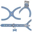 画像4: バディーベルト ハーネス 2.5号 ダンガリー スワロフスキークリスタル付 Dungaree buddy-belts buddybelts バディーベルト卸販売 バディベルト卸販売 バディーベルト正規輸入代理店 正規店 (4)