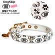 画像1: BB 首輪 ブラン 6号 スワロフスキークリスタル付 Blanc ID カラー バディーベルト buddybelt バディベルト (1)