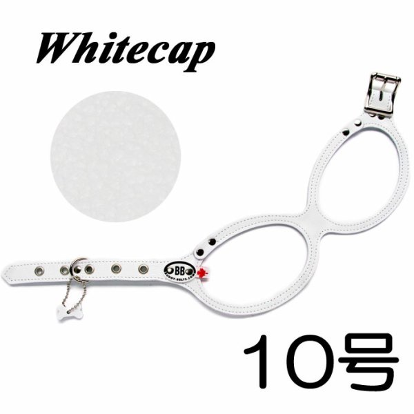 画像1: 胴輪 ハーネス バディベルト 10号 ホワイトキャップ Whitecap ペット 犬 レザー 本革 BUDDYBELT バディーベルト 犬用 ドッグ 大型犬 バディーベルト正規輸入代理店 正規店 (1)